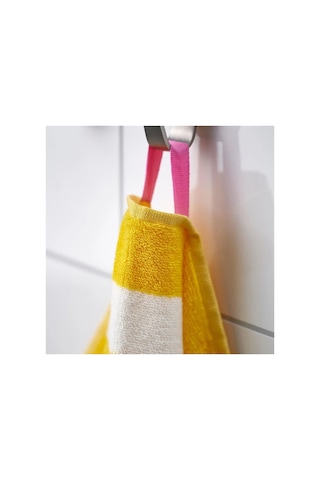Ikea Slanhöstmal Banyo Havlusu 70 X 140 Cm Sarı - Beyaz