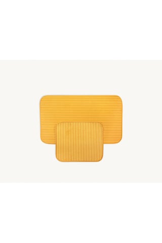 Madame Coco Mathılda 2'li Set Banyo Paspası 60x100 CM Hardal