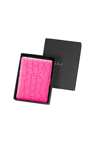 Pearl Japan Cosmos Deri Uzun Sigara Tabakası Croco Pembe 9lu