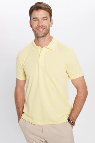 Tudors Erkek 5'li Paket Saks Mavi-ç.yeşili-nar Çiçeği-sarı-beyaz Slim Fit Pamuklu Düz Pike Polo Yaka Tişört-33006 Multi Çok Renkli