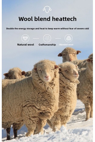 Kalın Yün Kadın Eldiven: Kışlık, Dokunmatik-mavi Mavi