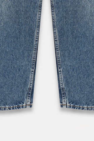 Sââde Kadın Yüksek Bel Wide Leg Bol Paça Jean Pantolon - '90 Vintage Mavi