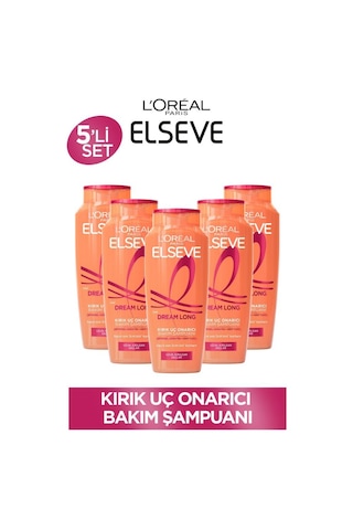5'li Elseve Dream Long Kırık Uç Onarıcı Bakım Şampuanı 300 Ml pkt5dreamlongonarbkmset-10631