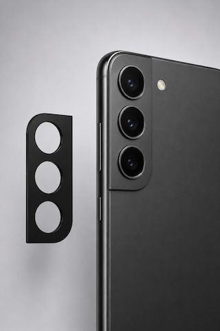 Samsung S23 Plus Uyumlu Arka Kamera Koruyucu+ Full Ekran Koruyucu Si Yah