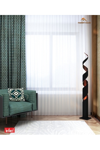 Brillant Marka Tül Perde Düz Etek Kurşunlu - Modern House -