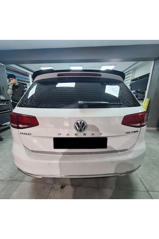 Vw Passat B8 Variant Spoyler, Passatb8 Wagon Spoiler Parlak Siyah, Abs Plastik Piano Black Boyalı