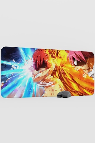 Fairy Tail Anime V3 - 90x40 Xxl Gaming Kauçuk Kaymaz Taban Mouse Pad Fare Altlığı