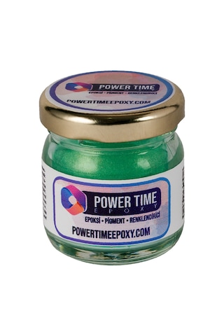 Sedefli Metalik Toz Pigment Boya / Yeşil / Epoksi Için