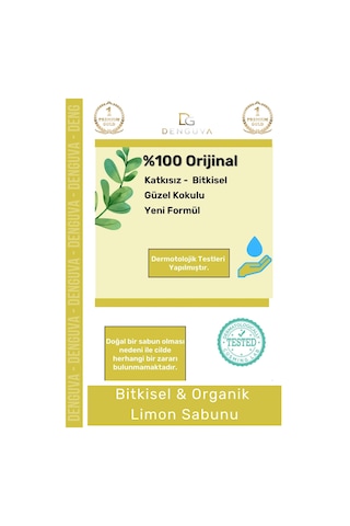 Özel Üretim %100 Doğal Güzel Kokulu El Yüz Saç Vücut Cilt Orijinal Limon Sabunu - 1 Adet Karışık