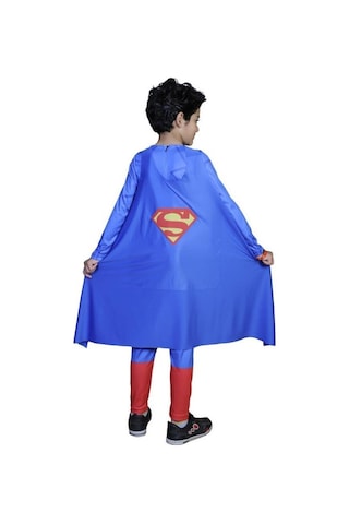 Masho Kids Pelerinli Süperman Kostümü - Süper Adam Kostümü (450271348)