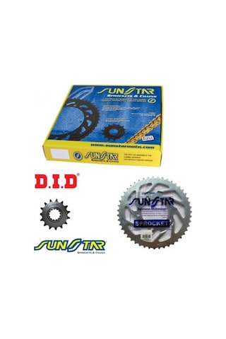 Did Sunstar Vx3 2012-2018 Suzuki Gw 250F Uyumlu Zincir Dişli Set 539087744