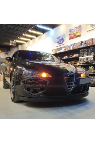 Alfa Romeo 147 Uyumlu Üniversal Astra H Lip Esnek Ön Lip 2 Parça Tampon Altı Dil Karlık Ön Ek 00 Şüscaroto Aksesuar
