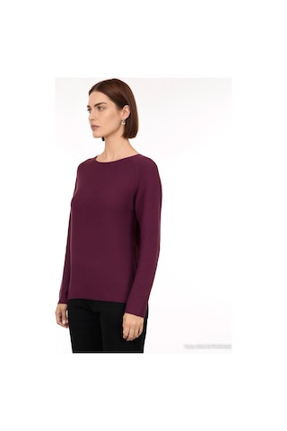 Yargıcı Regular Bisiklet Yaka Uzun Kol Kazak 26kktr2089x 049 Mor