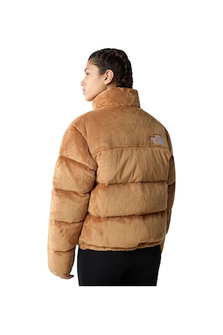 The North Face W Versa Velour Nuptse Kadın Outdoor Montu 600 Dolgu Kaz Tüyü Nf0a84f9ı0j1 Kahverengi
