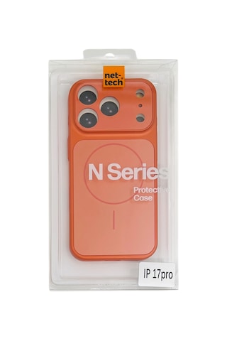 Nettech Apple Uyumlu iPhone 17 Pro Nt-n102 Arka Koruma Kılıf - Kozmik Turuncu Turuncu