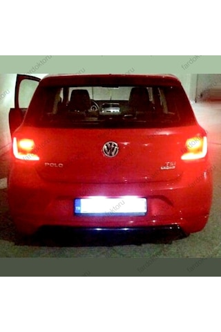 Fardoktoru Vw Polo 6R Beyaz Led Plaka Lambasi Seti Ariza Yakmaz