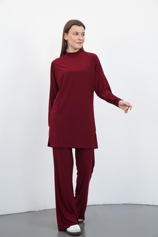Penyebizden Sandy Pantolon&tunik Takım-bordo