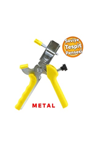 Lexroo Seviye Tespit Artısı Takoz Pensesi Metal Derz Klipsi Derz Kaması Fayans Yer Döşeme