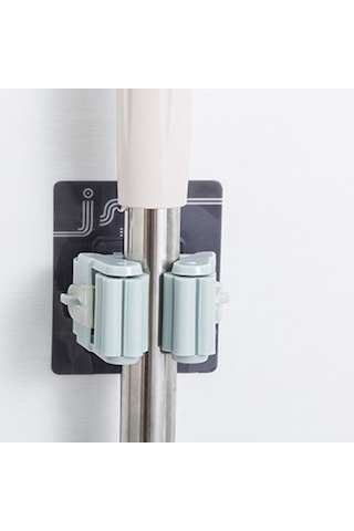 Springsun Banyo Suction Cup Mop Tutucu - Delme Yok Abs Malzeme - Duvar Kurulu Temizlik Aletleri Organizatörü Diğer