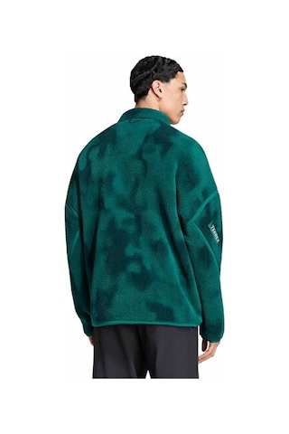 Adidas Terrex Mt Ess Hp Aop Erkek Outdoor Polar Sweatshirts Ks2316 Yeşil