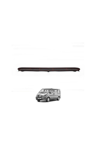Renault Trafic Uyumlu Yedek Parça Arka Tampon Eşiği Parlak Siyah 2001 - 2014
