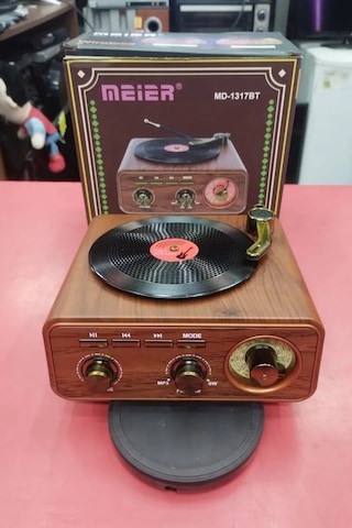 Md1317 Nostaljik Bluetooth Hoparlör Retro Radyo Fm/am/sw Usb Tf Kart Şarjlı Ses Bombası