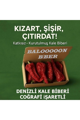 Denizli Tatlı Kale Biberi Balonbiber 10'lu