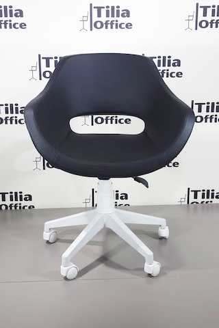 Monaco Çalışma Kesim Çocuk Koltuğu Beyaz Ayak Siyah