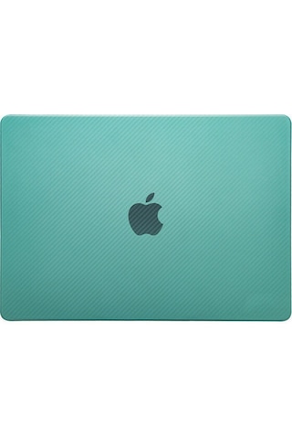 Arabulalaca Apple Uyumlu MacBook Air 13 2020 A2337 M1 Koruma Karbon Kılıf Su Yeşili