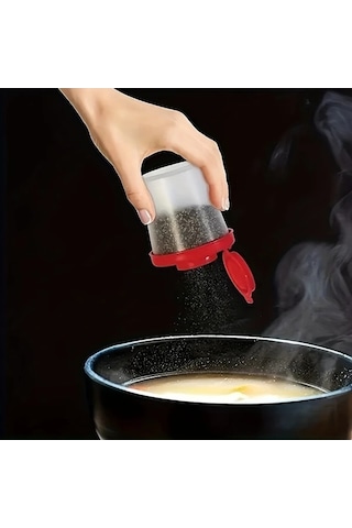 Trendooze 4 Parça Nem Geçirmez Koyu Mor Plastik Baharatlık Tuz Biberlik Kamp Piknik Seyahat Gaojunshop01 Mor