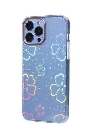 Apple Uyumlu iPhone 13 Pro Zore Sidney Desenli Sert Kapak