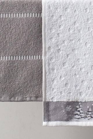 Gerbera 30x50 Yılbaşı Christmas Yeni Yıl Temalı 2'Li Havlu Seti