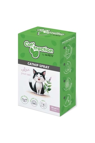 M-pets Cat Traction Catnip Spray 70ml