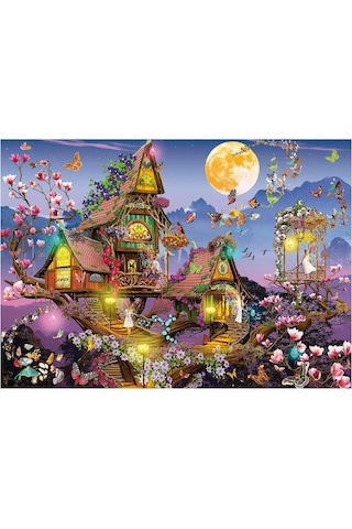 Educa 500 Parçalık Peri Evi Fantastik Puzzle - 19554 - Fairy House