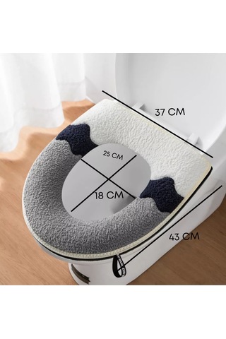 Shalabelle Tuvalet İçin Yumuşak Oturma Kılıfı 171387174 Gri