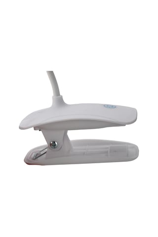 Aec Av-7221 Usb Şarjlı Masa Lambası Beyaz Işık Klipsli Lamba