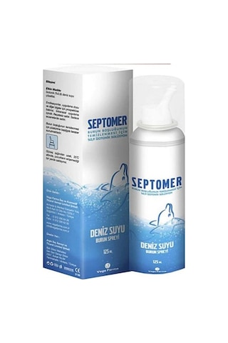 Septomer Deniz Suyu Burun Spreyi 125 ML Septomer Deniz Suyu Burun Spreyi 125 ML