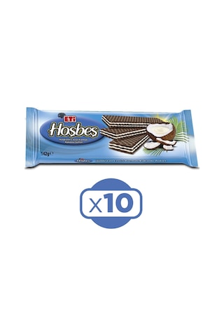 Eti Hoşbeş Hindistan Cevizi Kremalı Gofret 10 x 142 G