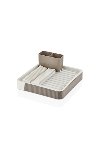 Sürgülü Bulaşıklık Plastik 32.5cm X 35.5cm - 51.5 X 35.5cm - Gri Renk 5324 -