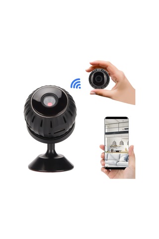 Padalink X10 Mini Kablosuz Wifi Kamera - Akıllı Ev Güvenliği İçin 1080p Hd, İnfrafed Gece Görüşü, Hareket Algılama Ve Uyarı Bildirimi, Dahili Pil İle Taşınabilir Montaj