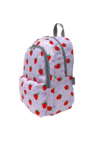 Superbag Kız Çocuk Ilkokul Çantası Çilek Desenli Sırt Çantası Beslenmelik Ve Kalemlik 3'lü Set
