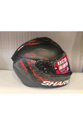 Kask Shark Rıdıll 2 Speed-vıb Matte Black Anthracite Red Siyah/kırmızı