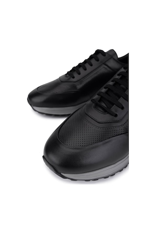 Tamer Tanca Erkek Hakiki Deri Siyah Sneakers & Spor Ayakkabı 771 8586 Erk Ayk Y26 Sıyah Dr