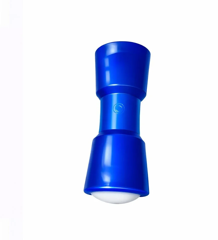 Elastomer Şeffaf Orta Makara Mavi