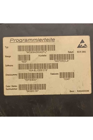 Mc908az60amfu Smd Motorola Smd Entegreler