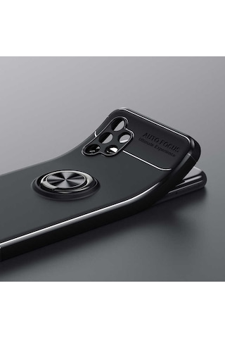 Zore Galaxy Uyumlu A13 4g Kılıf Msra Ravel Silikon Kapak - Siyah-kırmızı Siyah-Kırmızı
