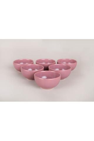 Keramika Mat Violet Bulut Çerezlik Sosluk 8 CM 6 Adet