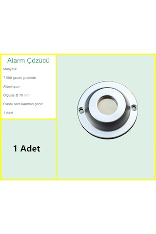 Sert Plastik Alarm Etiketi Çözücü Sökücü / Standart 7.500 Gaus Güç