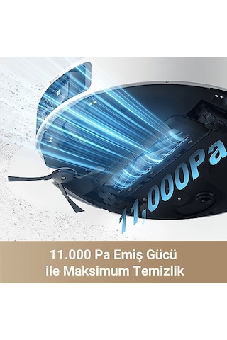 DREAME L40 Ultra Mop Robot Süpürge Beyaz