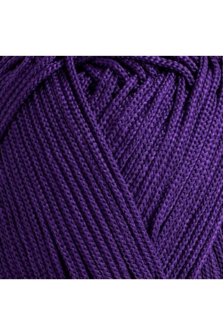Stil Makrome 3 Mm 100 Gr 100 M Polyester Makrome Parlak Örgü Ve Çanta İpi - Üzüm Moru